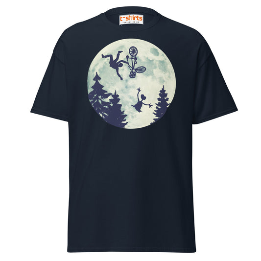 Moonfall Parody T-Shirt – Funny Sci - Fi Humor Tee - Navy - T-Shirts Online