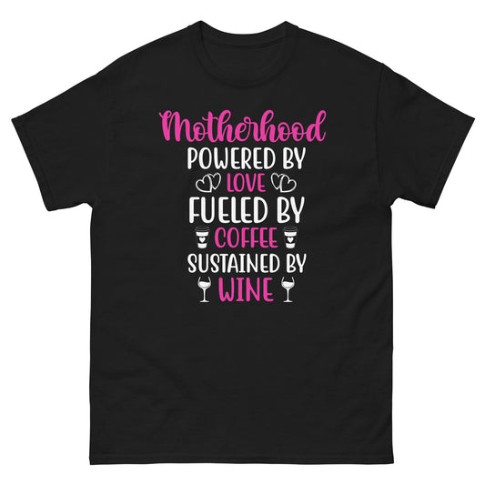 Motherhood | Mother's Day T-Shirt - Black - T-Shirts Online