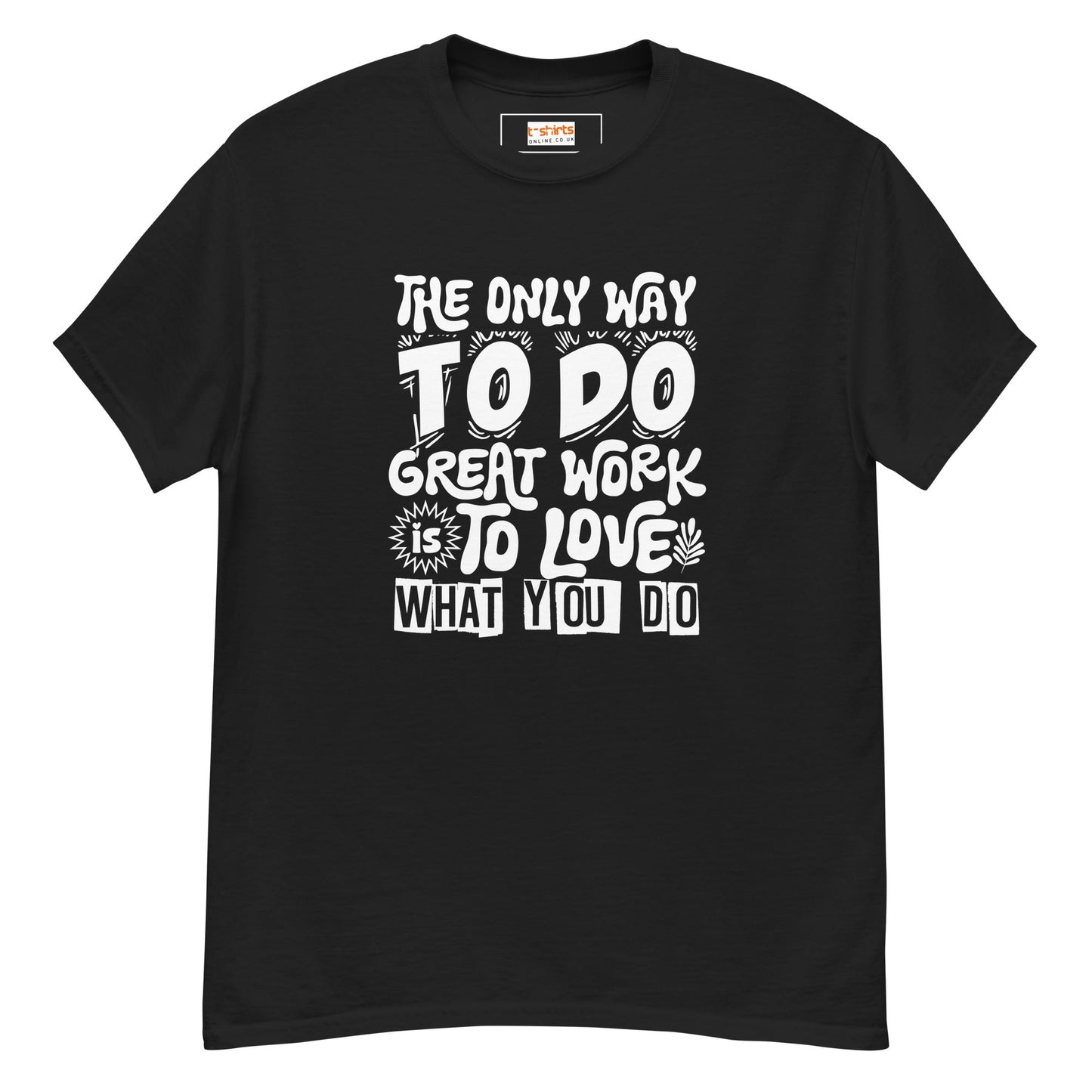Motivational Slogan T-Shirt | Positive Message Tee - Black - T-Shirts Online