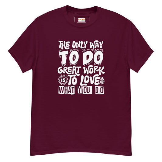 Motivational Slogan T-Shirt | Positive Message Tee - Maroon - T-Shirts Online