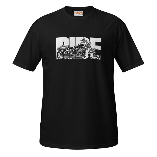 Motorbike Ride T-Shirt - Black - T-Shirts Online