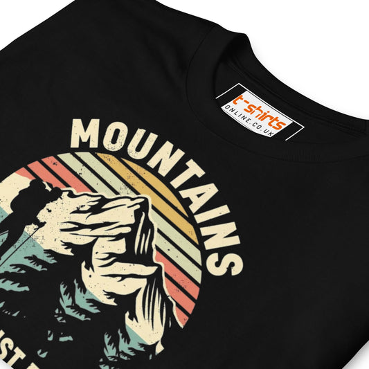 Mountains are Hill Areas T-Shirt - Black - T-Shirts Online