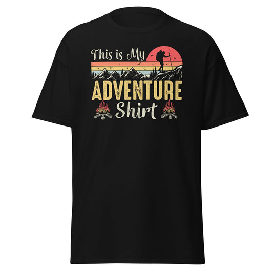 My Adventure Shirt | Hiking T-Shirt - Black - T-Shirts Online