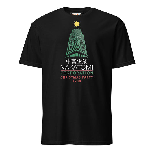 Nakatomi Christmas Party T-Shirt | Movie Homage Tee - Black - T-Shirts Online