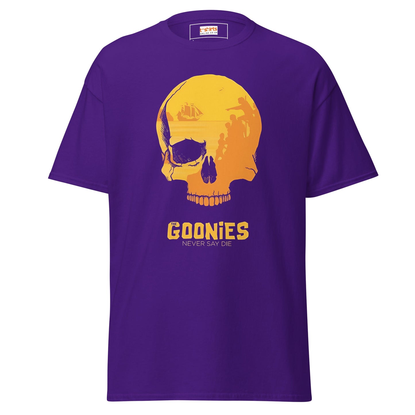 Never Say Die | Goonies T-Shirt - Purple - T-Shirts Online