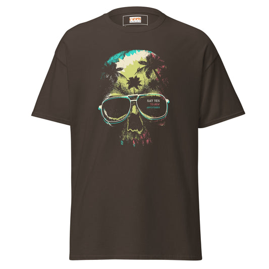 New Adventures | Skull T-Shirt - Dark Chocolate - T-Shirts Online