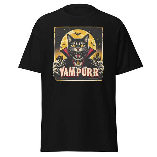 Night of the Vampurr | Cat T-Shirt - T-Shirts Online