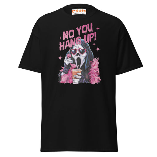 No You Hang Up Ghostface T-Shirt - Black - T-Shirts Online