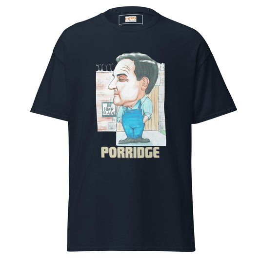 Norman Stanley Fletcher | Porridge T-Shirt - Navy - T-Shirts Online