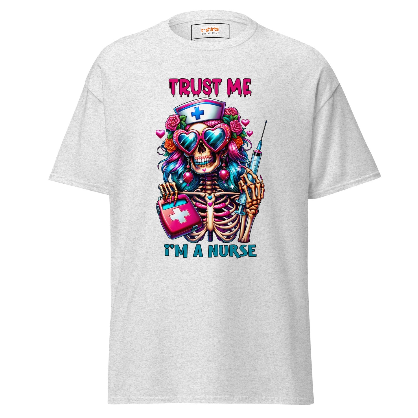 Nurse T-Shirt | Trust Me I'm a Nurse - Ash - T-Shirts Online