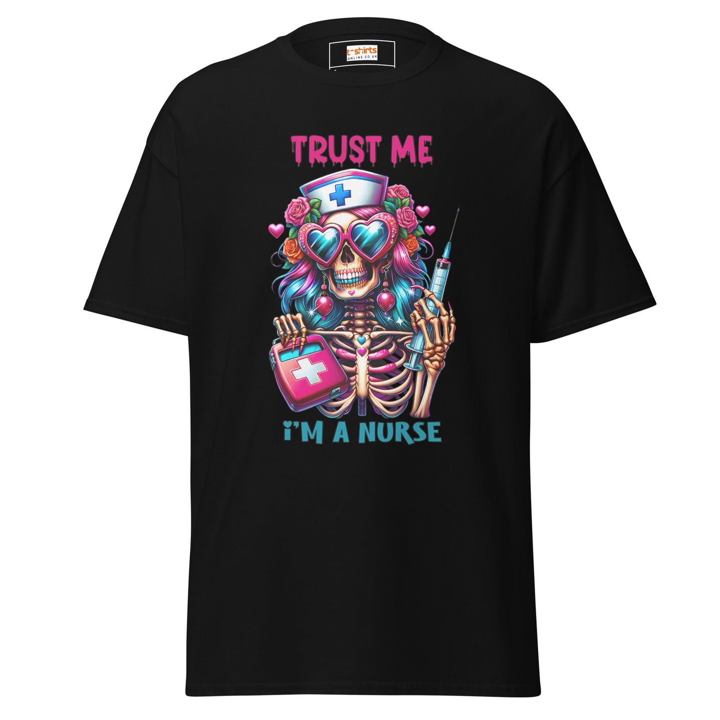 Nurse T-Shirt | Trust Me I'm a Nurse - Black - T-Shirts Online