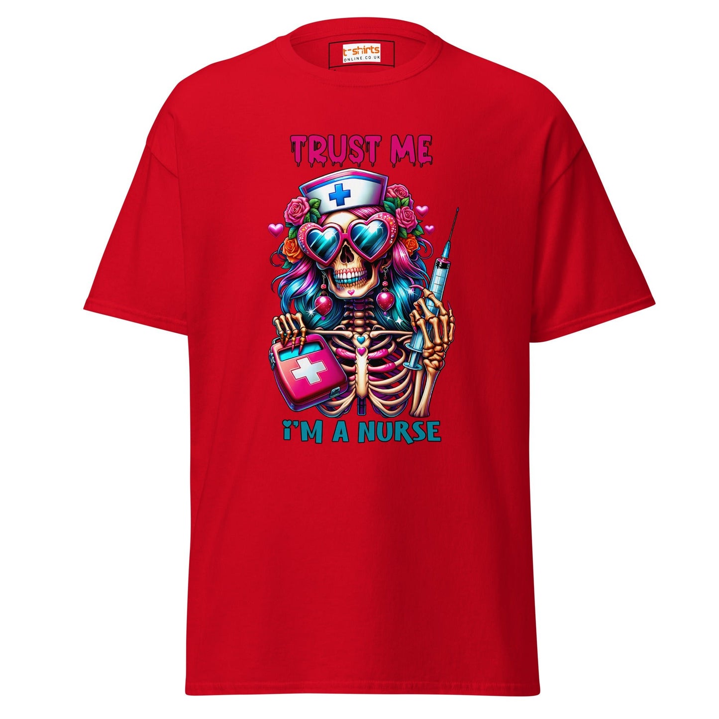 Nurse T-Shirt | Trust Me I'm a Nurse - Red - T-Shirts Online