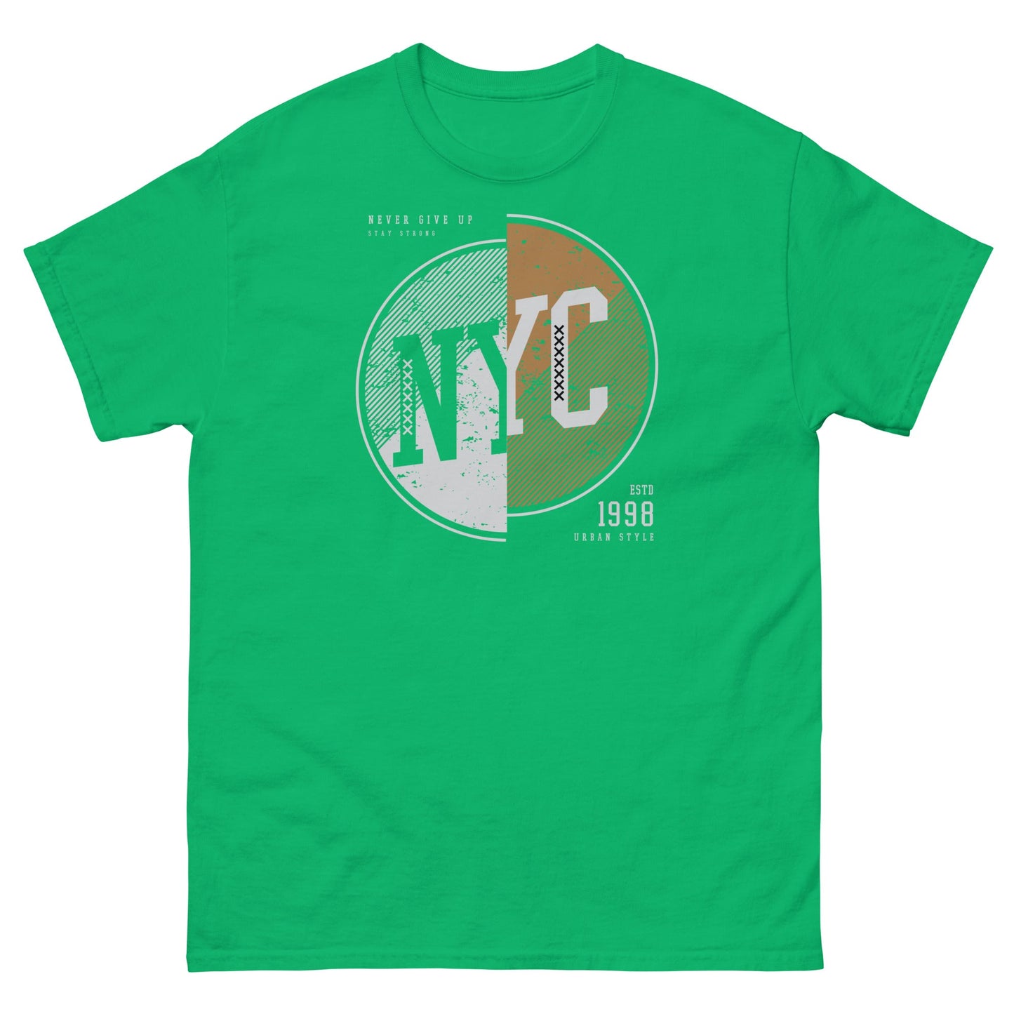 NYC | Men's T-Shirt - Irish Green - T-Shirts Online
