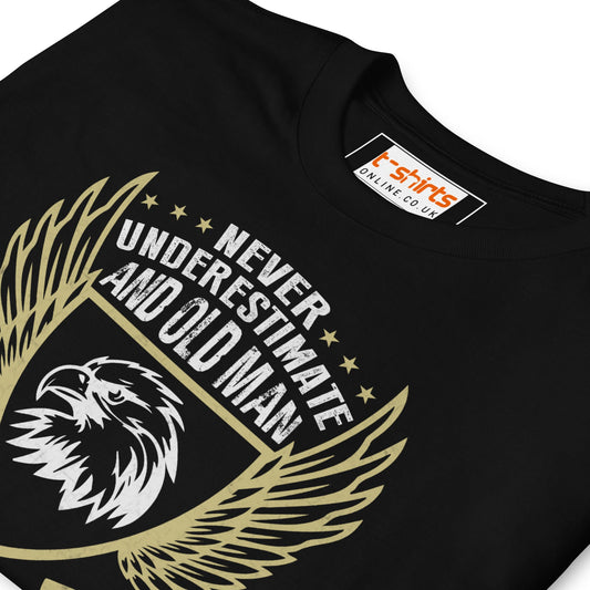 Old Veteran T-Shirt | Armed Forces T-Shirt - Navy - T-Shirts Online