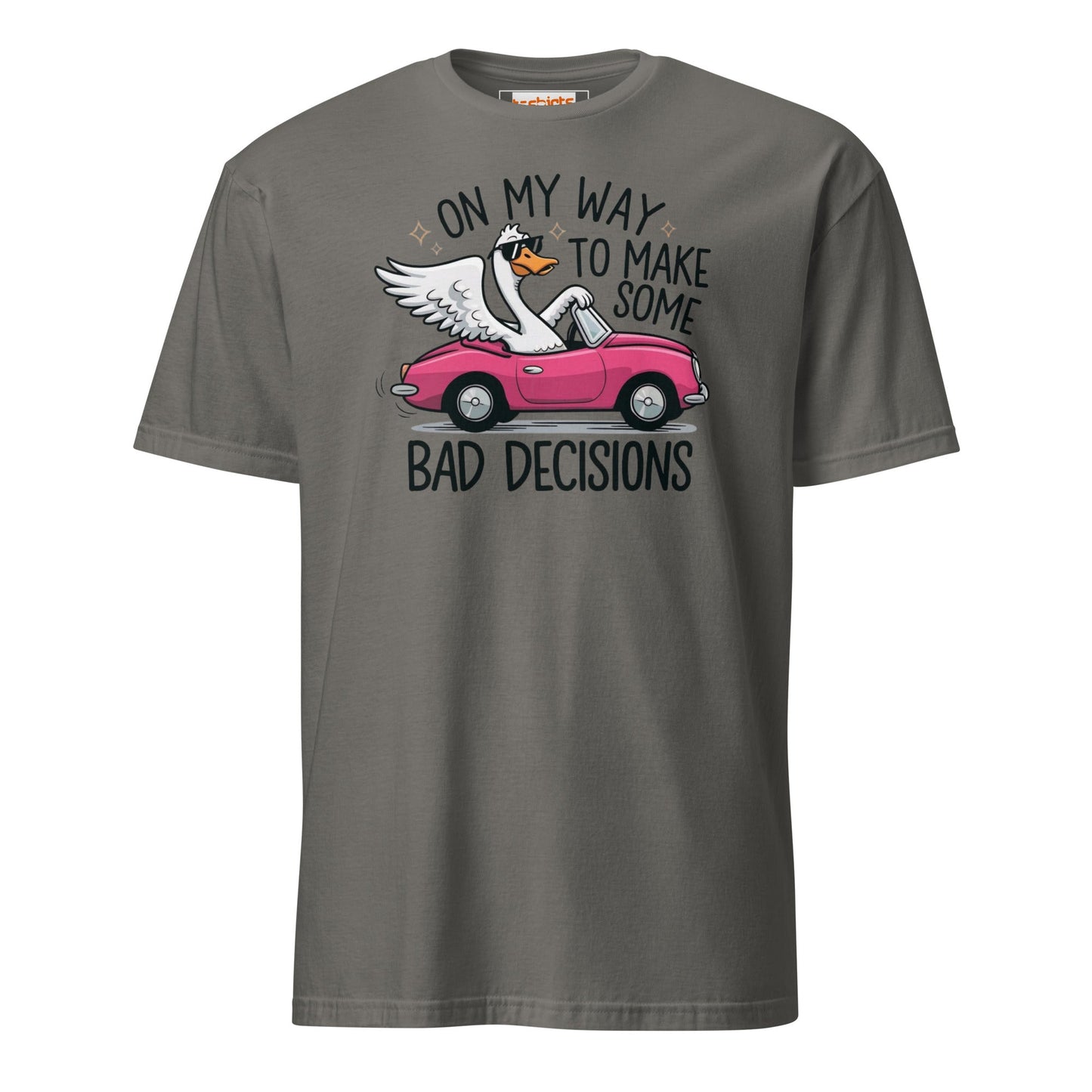 On My Way to Make Some Bad Decisions T-Shirt - Charcoal - T-Shirts Online
