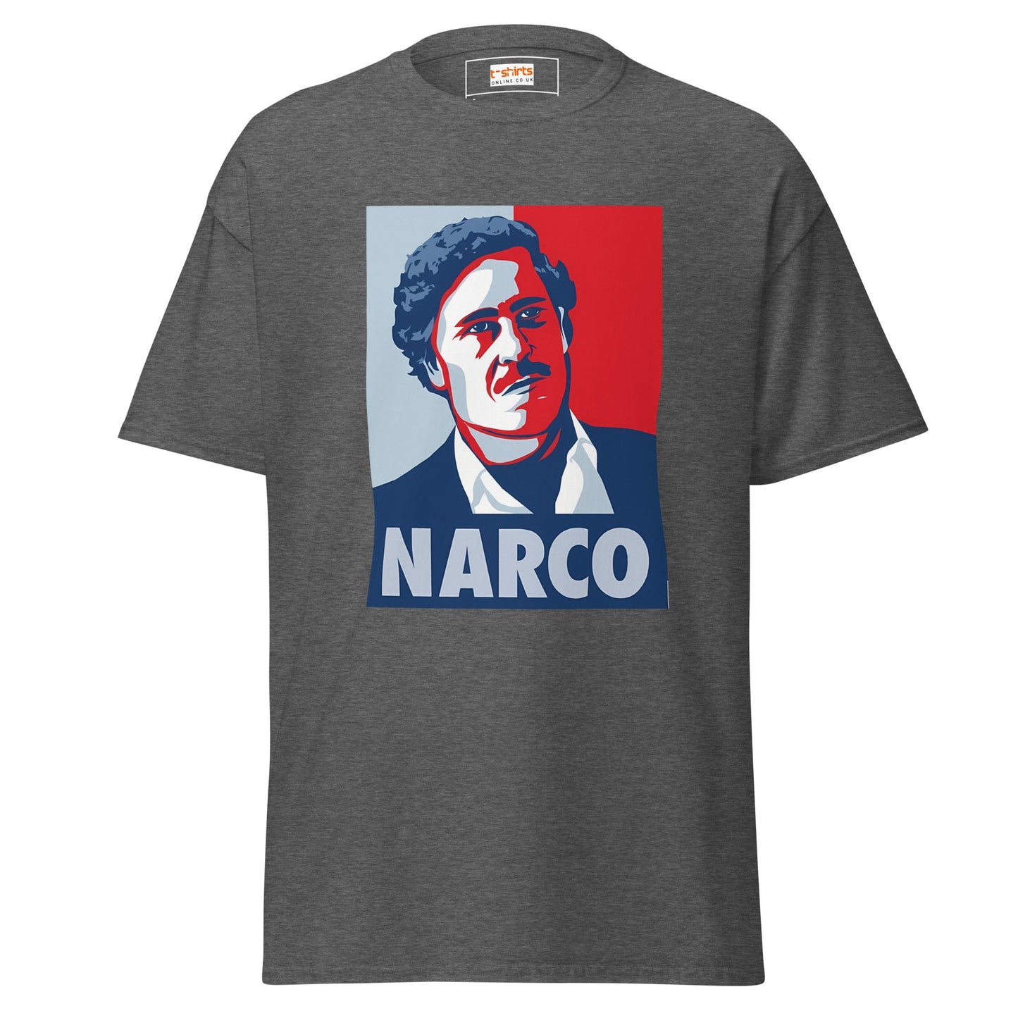 Pablo Escobar | Narco T-Shirt - Dark Heather - T-Shirts Online