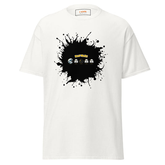 PacWars | Movie Gaming Mashup T-Shirt - White - T-Shirts Online
