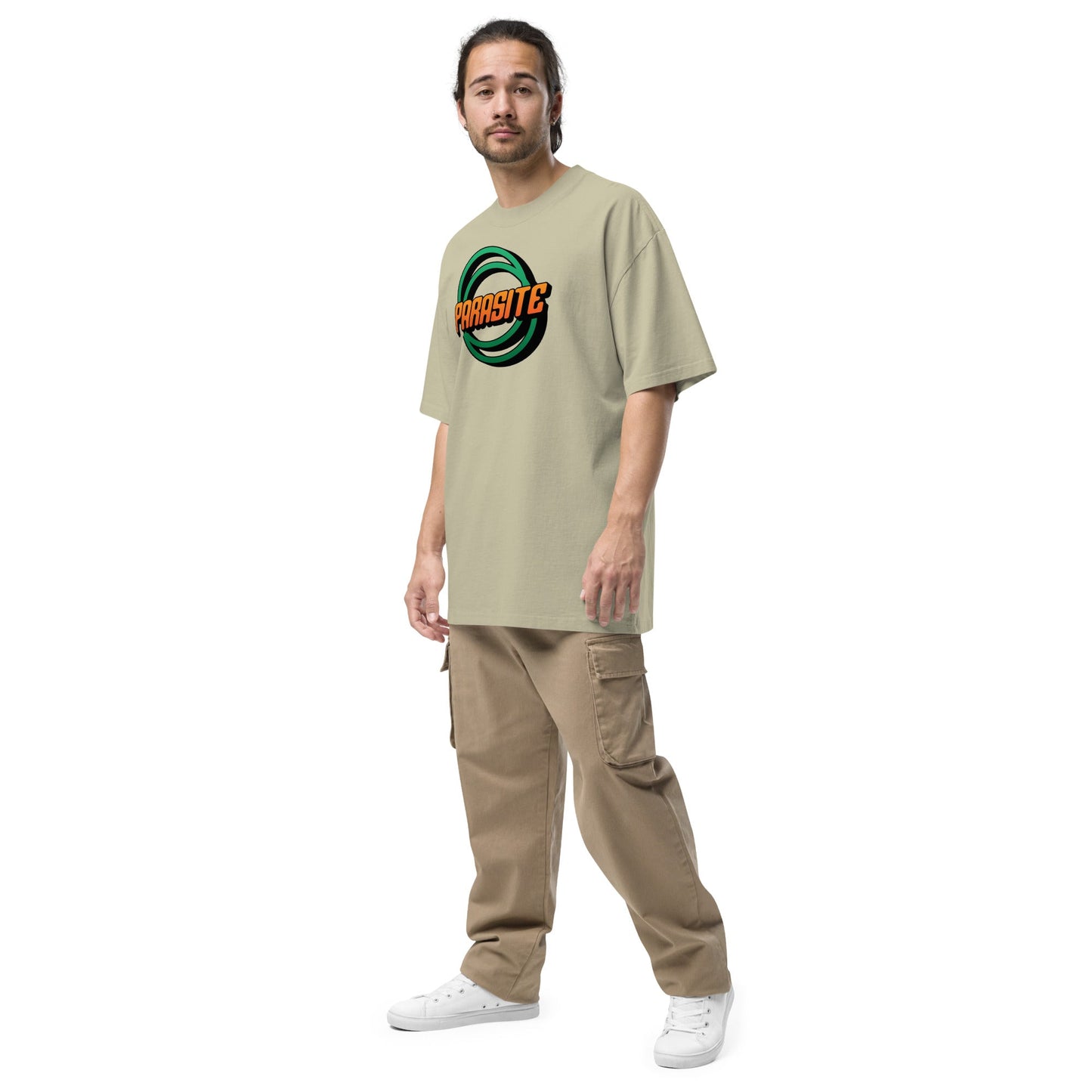 Parasite T-Shirt | Oversized Faded Tee - Faded Eucalyptus - T-Shirts Online