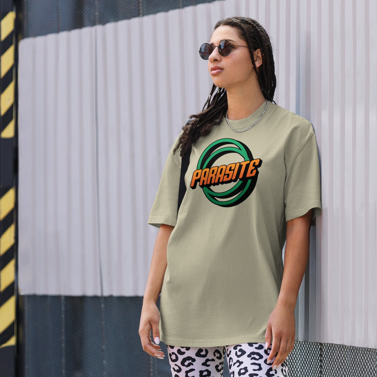 Parasite T-Shirt | Oversized Faded Tee - Faded Khaki - T-Shirts Online