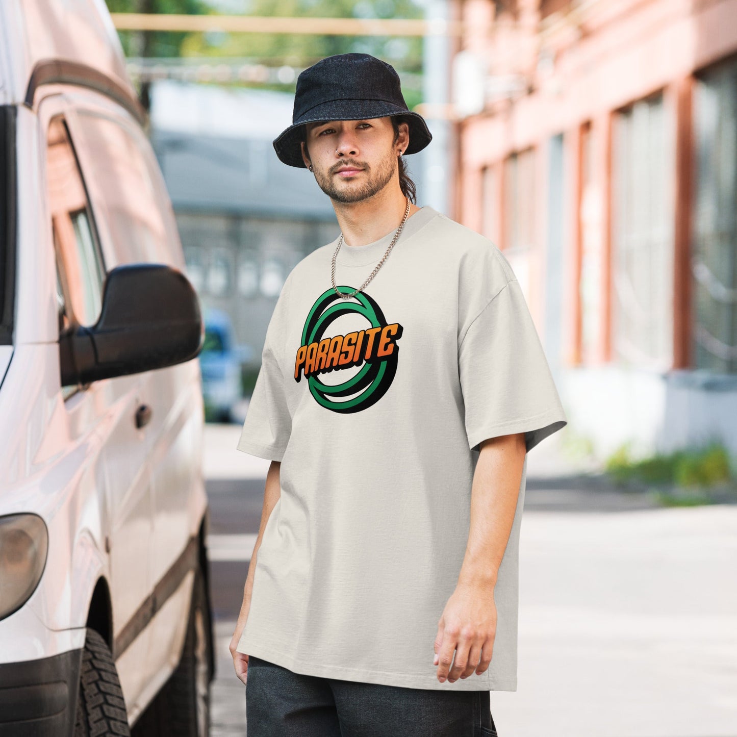 Parasite T-Shirt | Oversized Faded Tee - Faded Khaki - T-Shirts Online