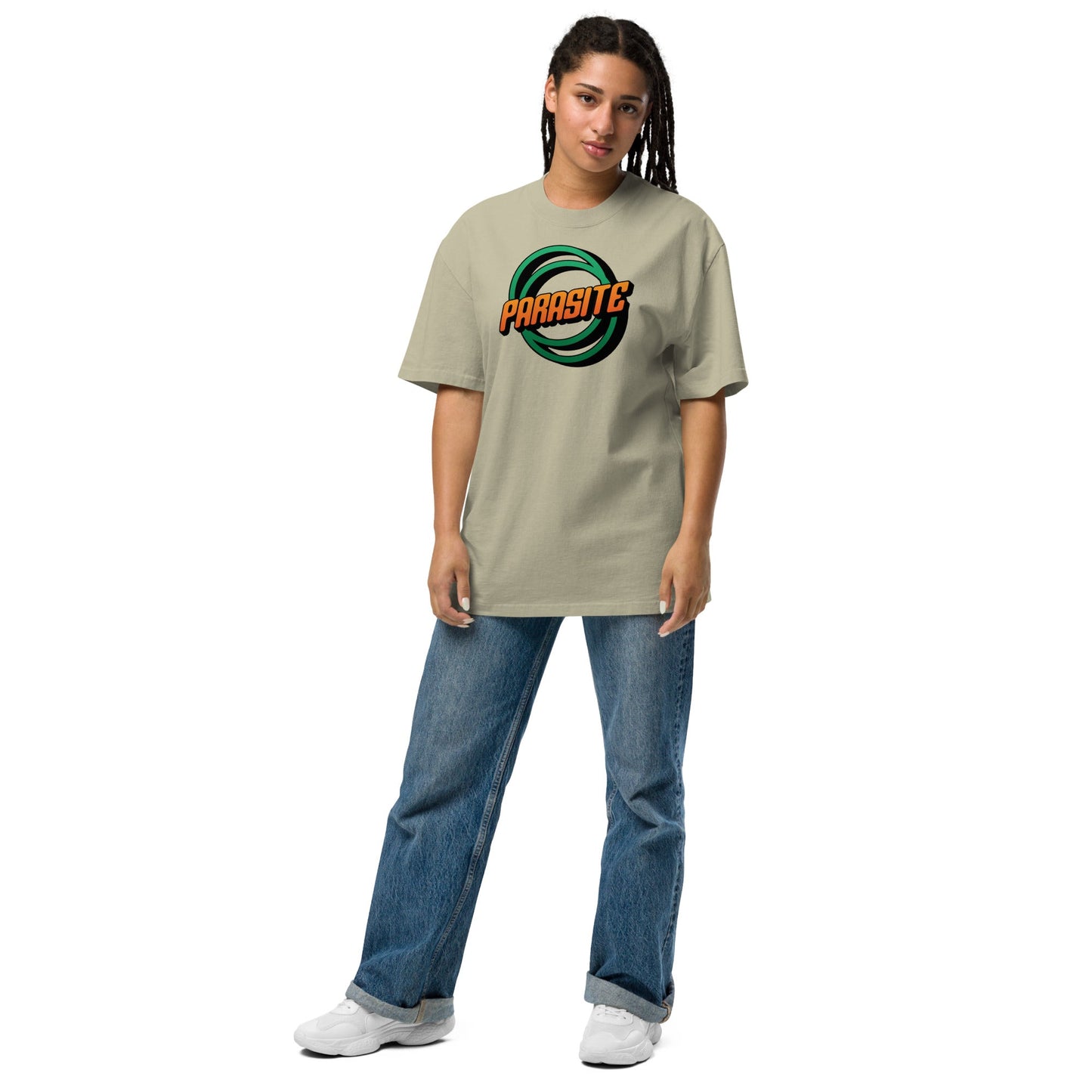 Parasite T-Shirt | Oversized Faded Tee - Faded Khaki - T-Shirts Online