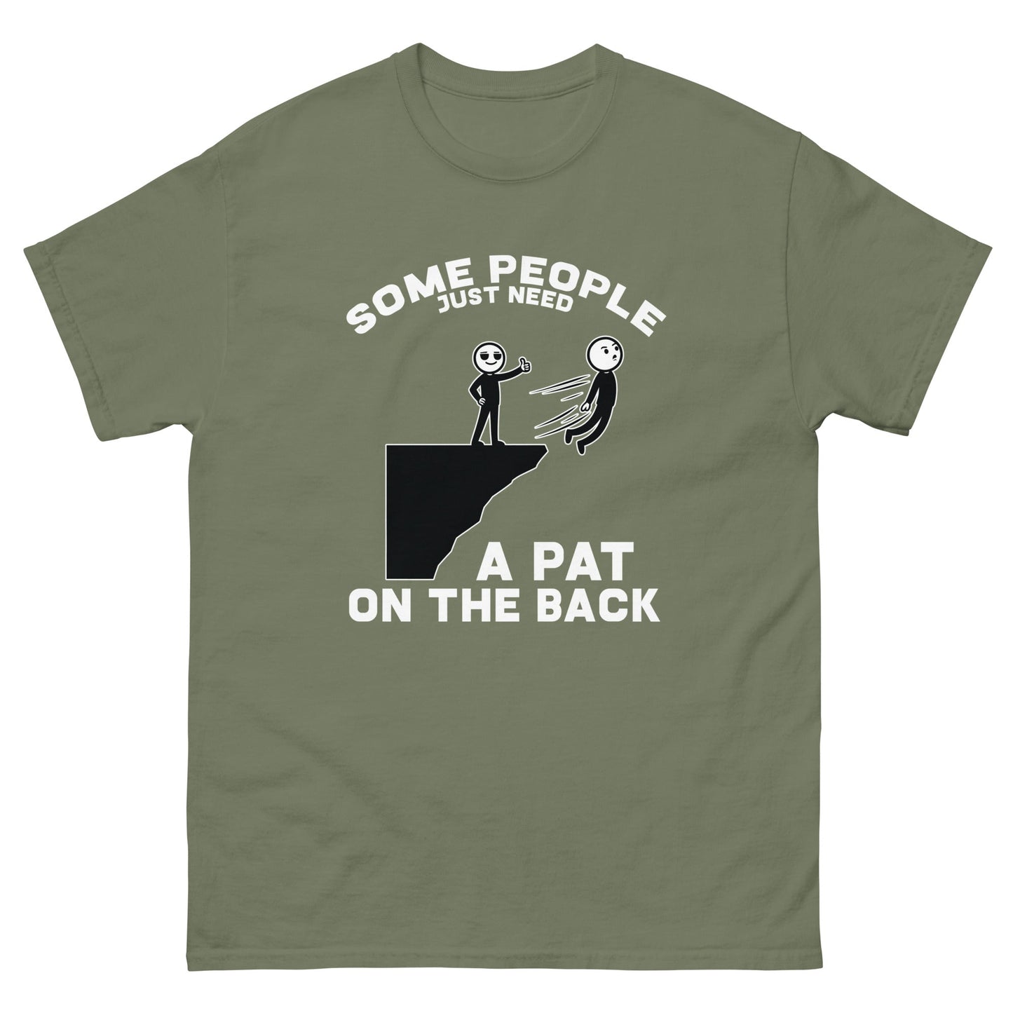 Pat on the Back | Unisex classic tee - Military Green - T-Shirts Online