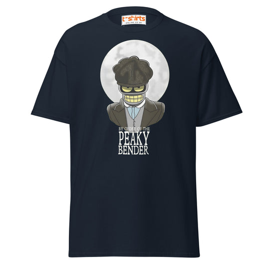 Peaky Bender Funny Parody T-Shirt - Navy - T-Shirts Online