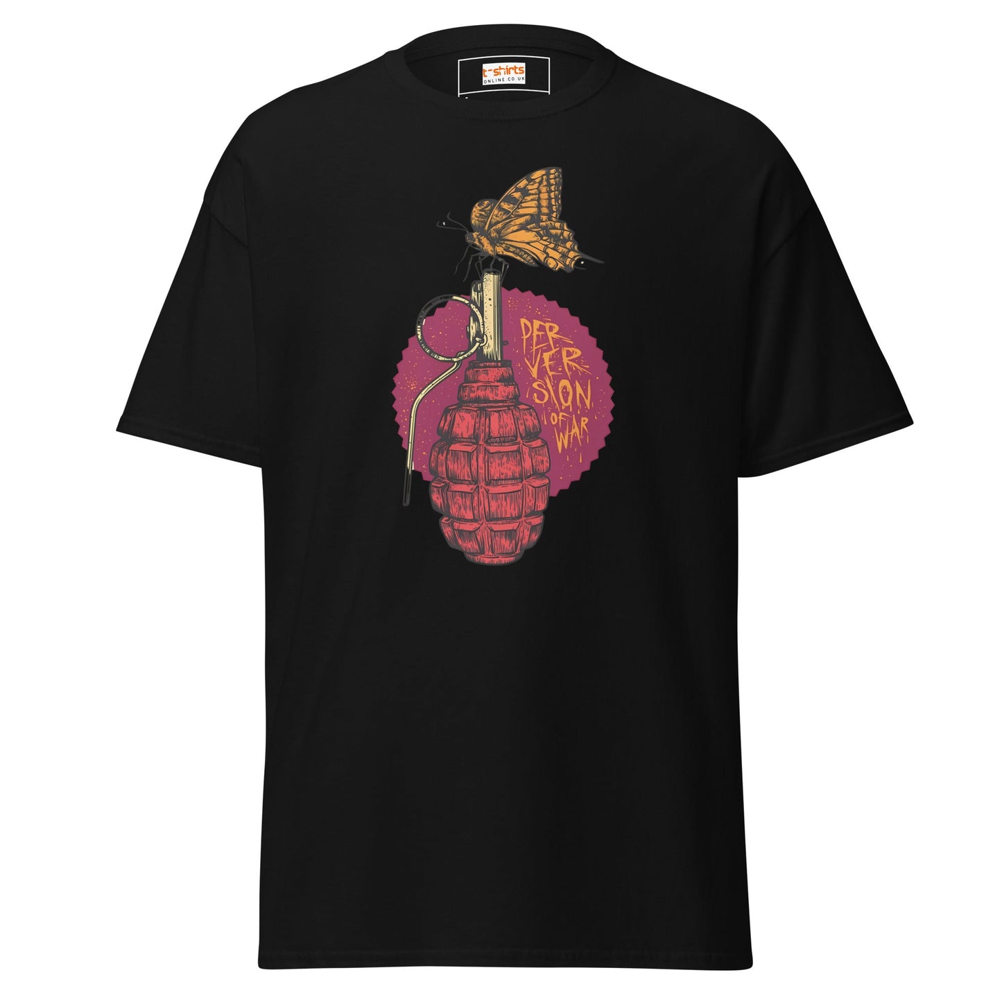 Perversion of War | Satire T-Shirt - Black - T-Shirts Online