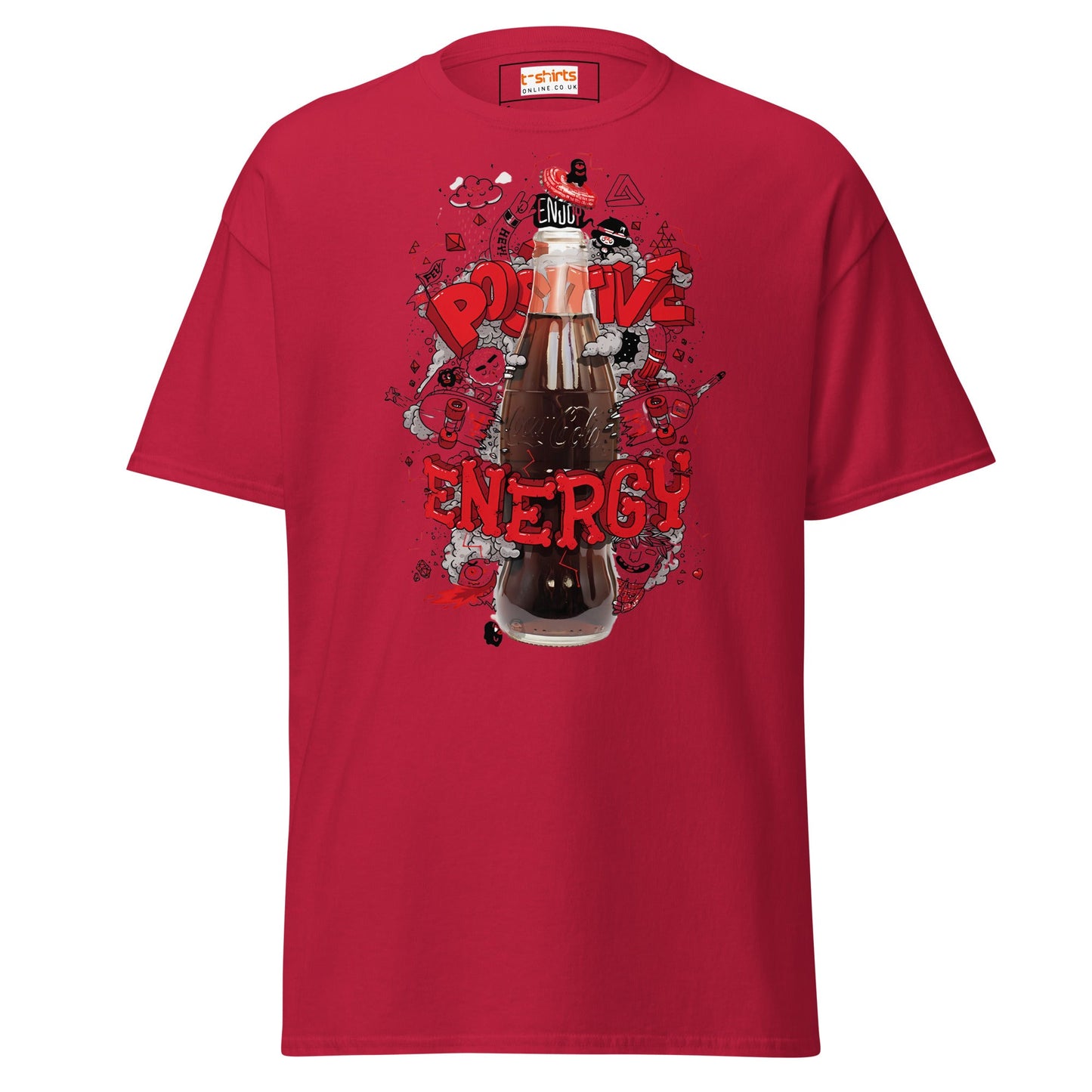 Positive Energy | Positivity T-Shirt - Cardinal - T-Shirts Online