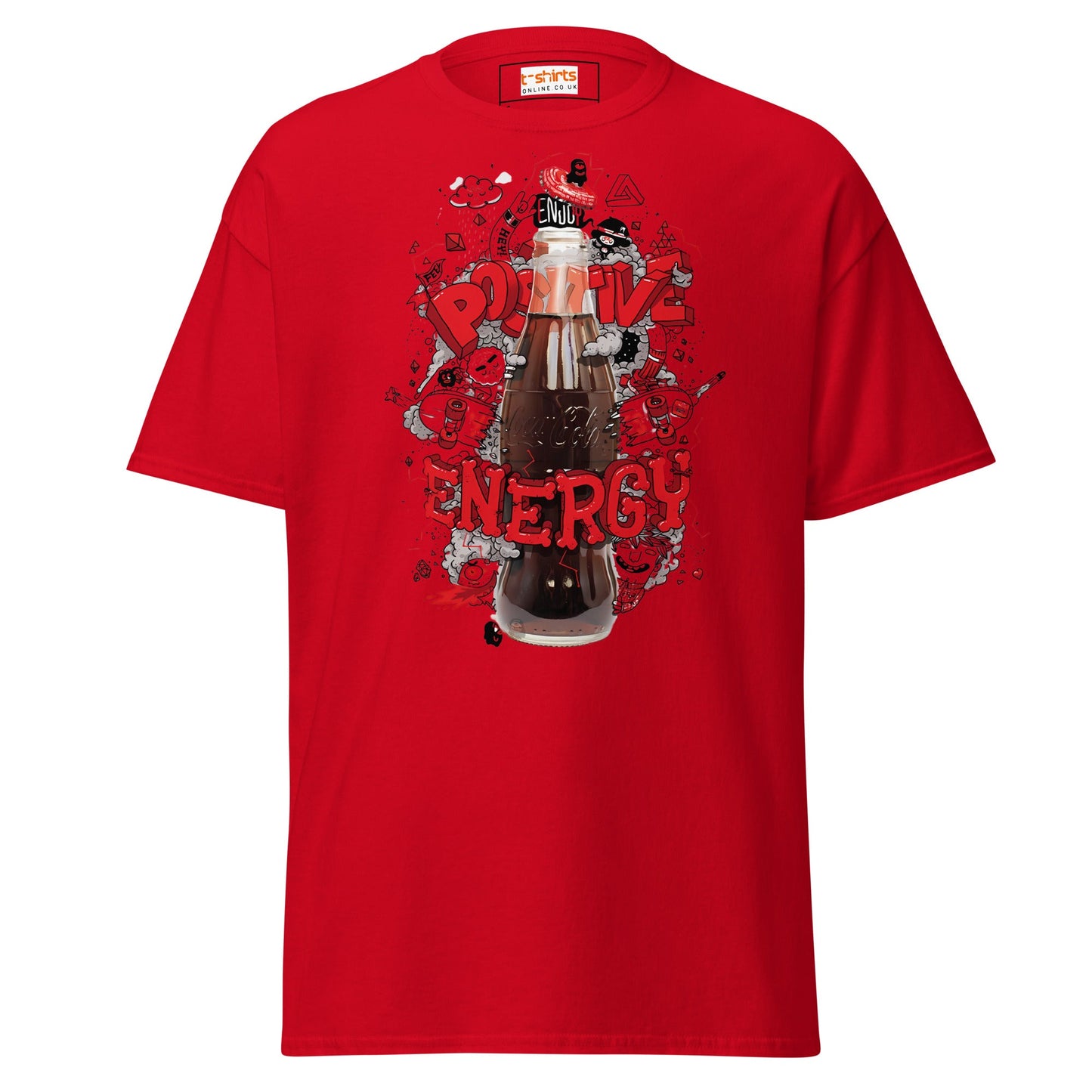 Positive Energy | Positivity T-Shirt - Red - T-Shirts Online