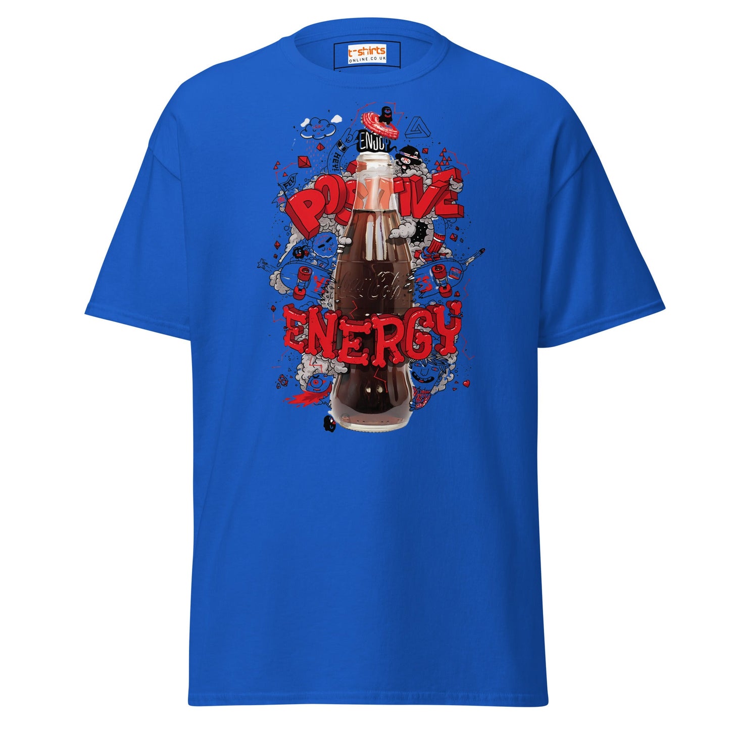 Positive Energy | Positivity T-Shirt - Royal - T-Shirts Online