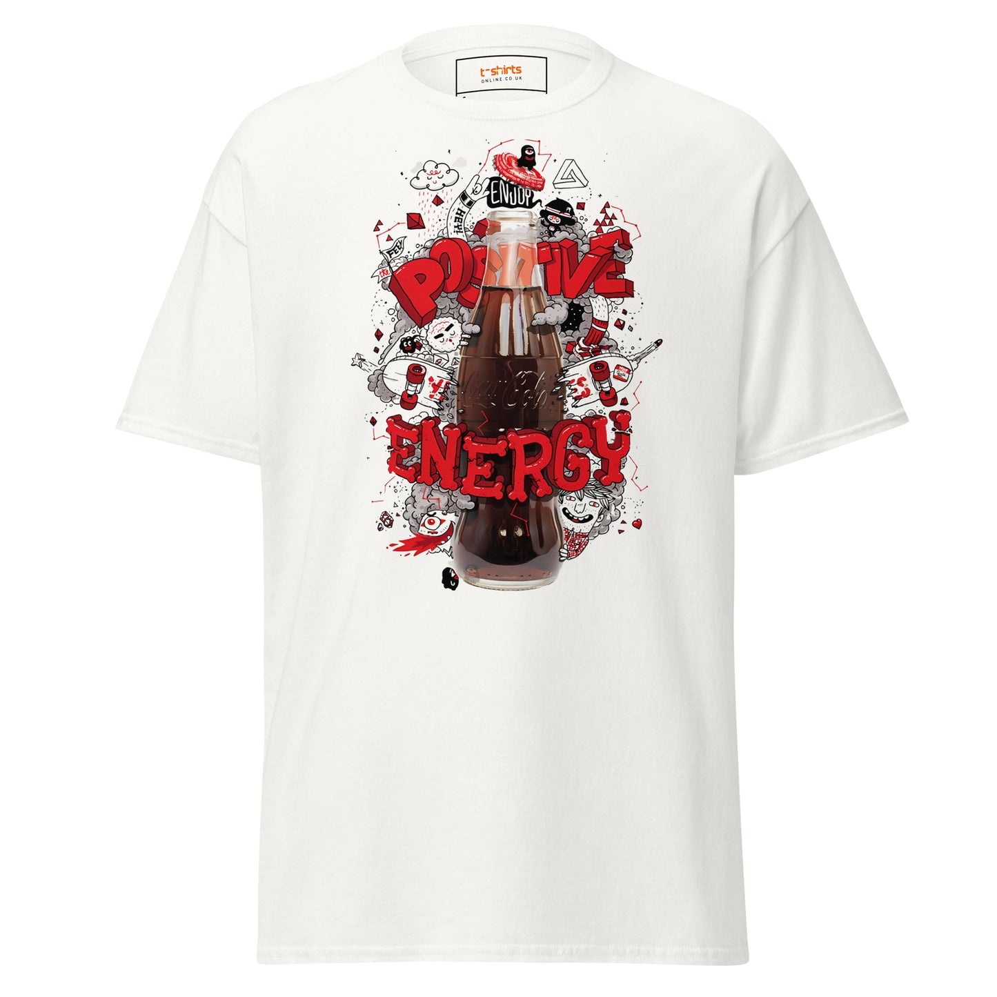 Positive Energy | Positivity T-Shirt - White - T-Shirts Online