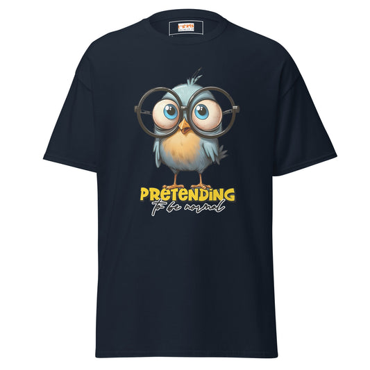 Pretending to be Normal | Funny T-Shirt - Navy - T-Shirts Online
