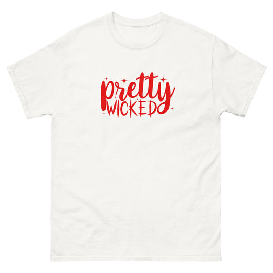 Pretty Wicked | Halloween T-Shirt - White - T-Shirts Online