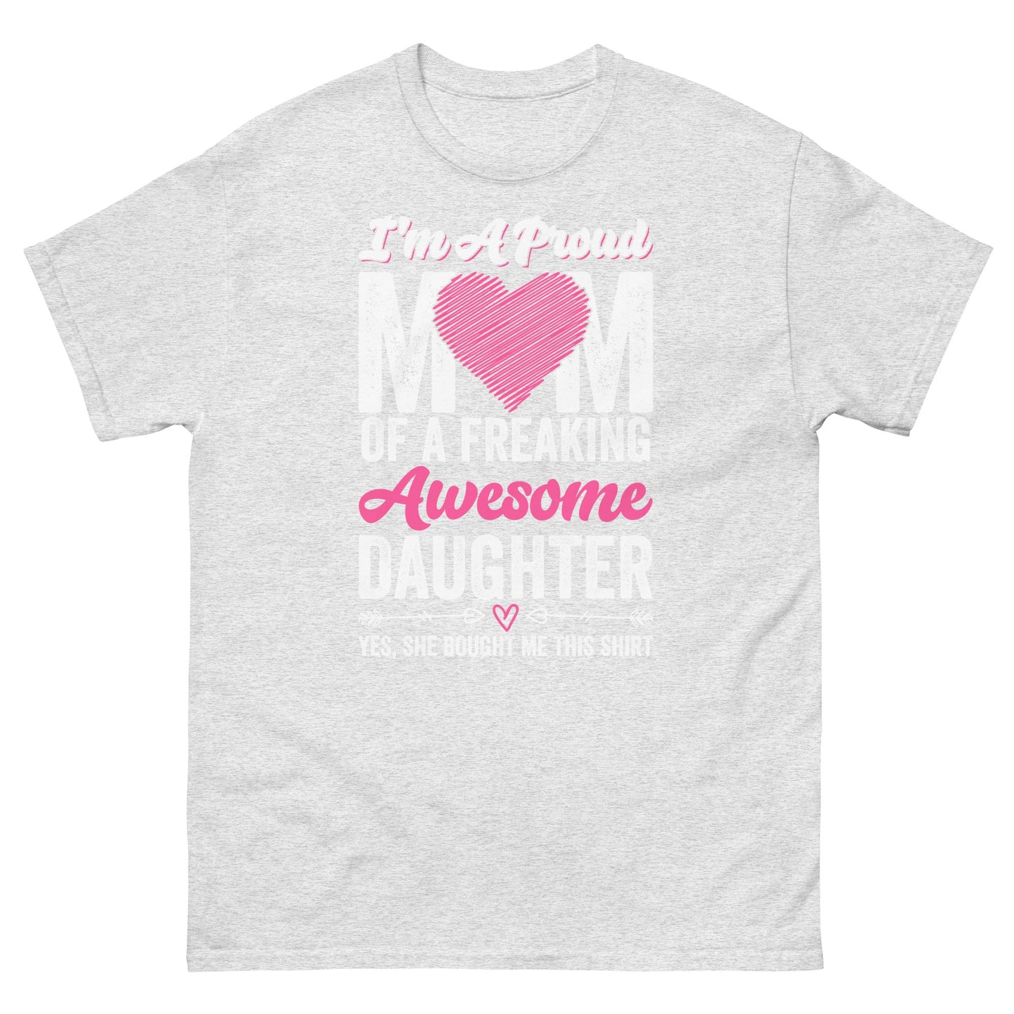 Proud Mom | Mother's Day T-Shirt - Ash - T-Shirts Online