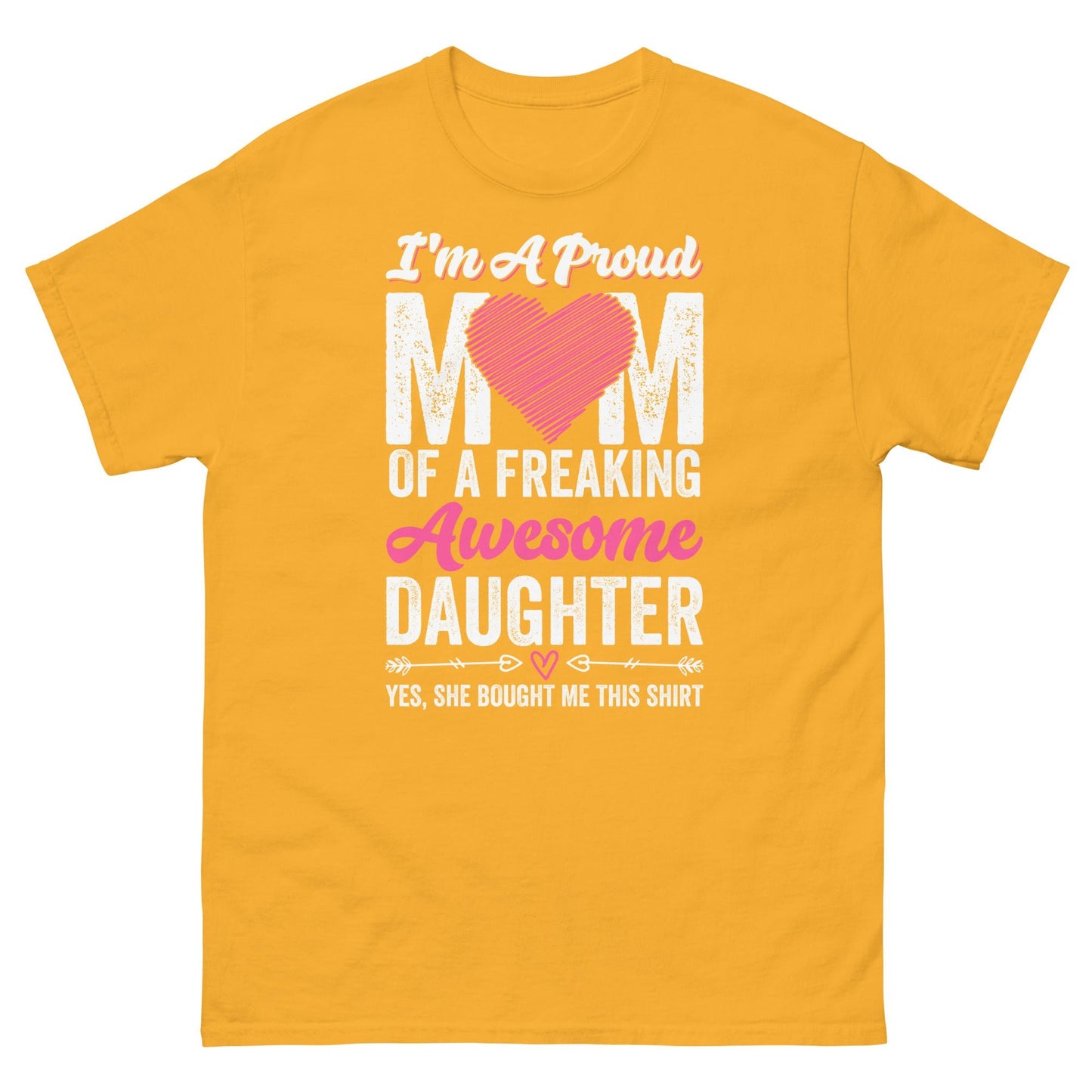 Proud Mom | Mother's Day T-Shirt - Gold - T-Shirts Online