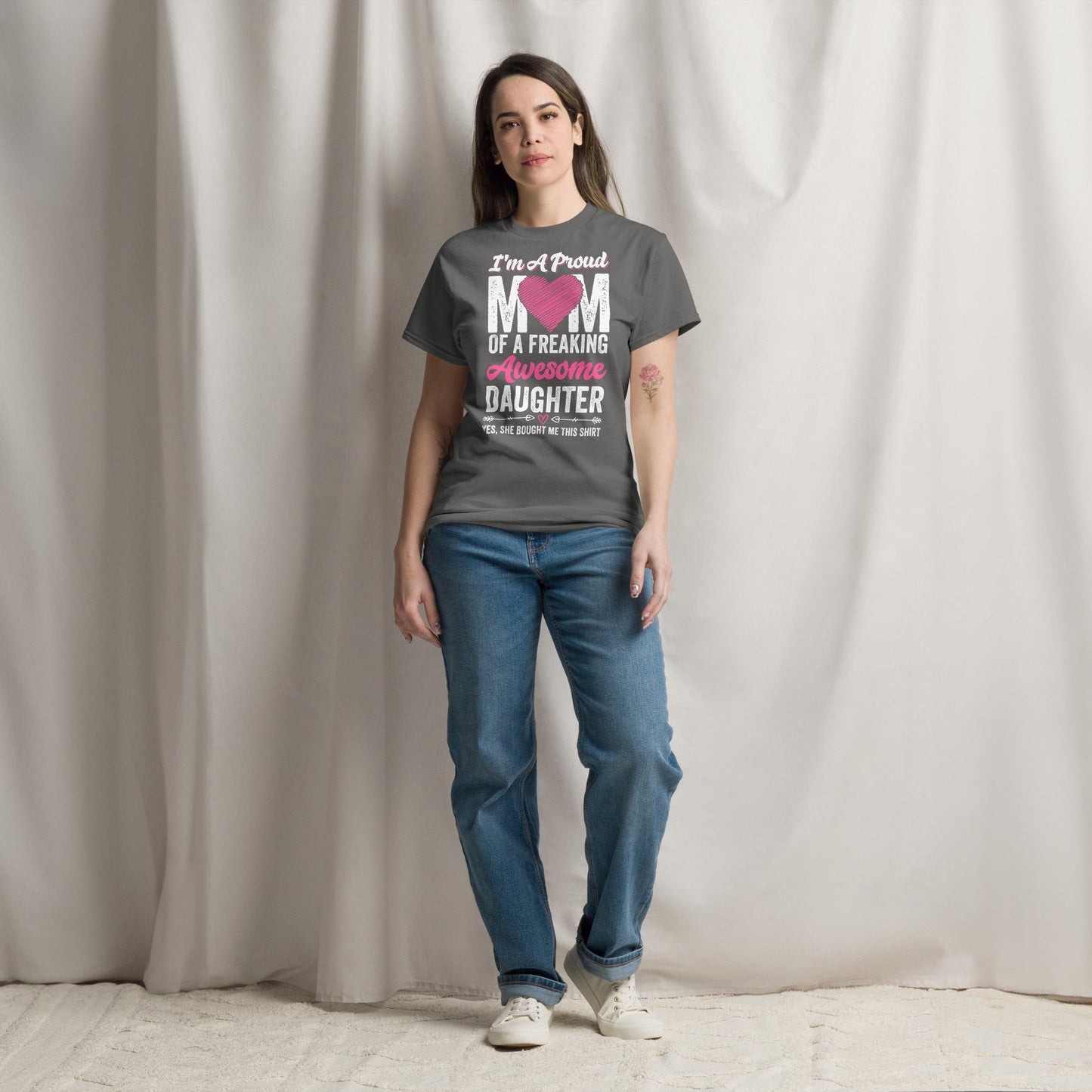 Proud Mom | Mother's Day T-Shirt - Black - T-Shirts Online