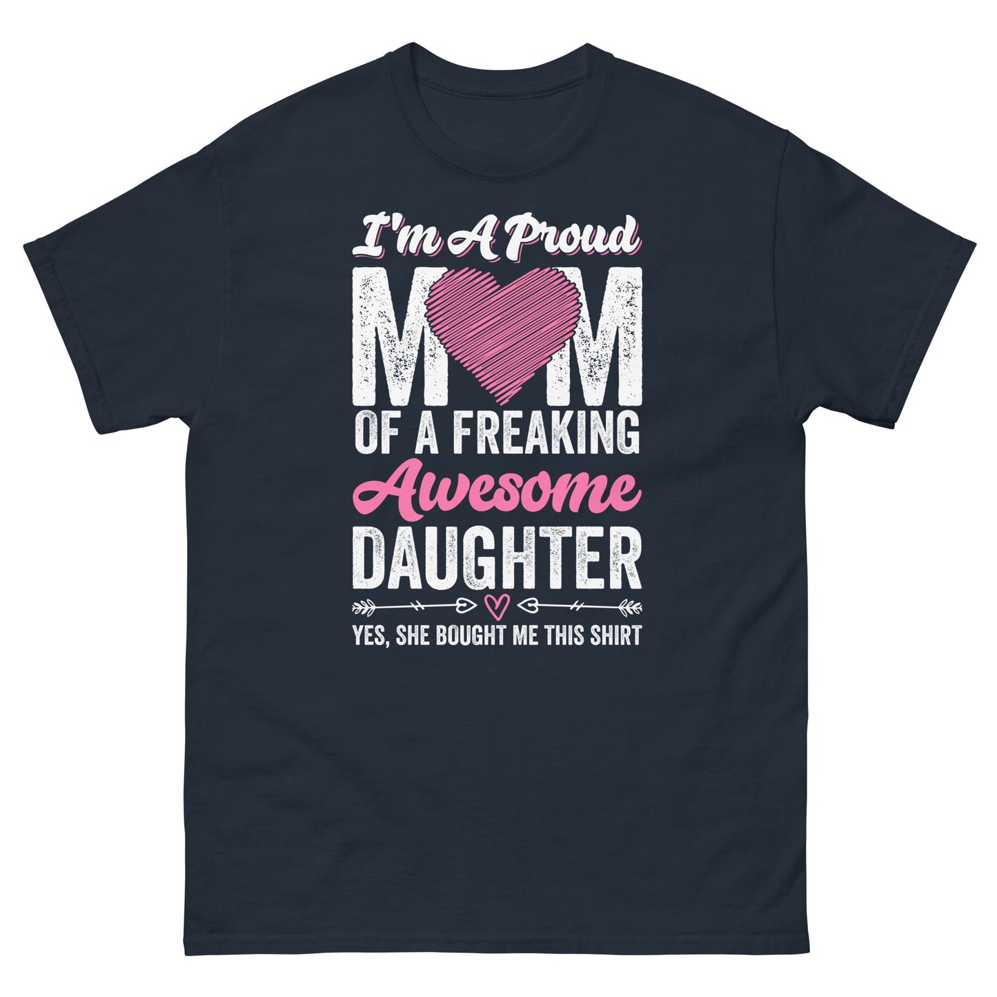 Proud Mom | Mother's Day T-Shirt - Navy - T-Shirts Online