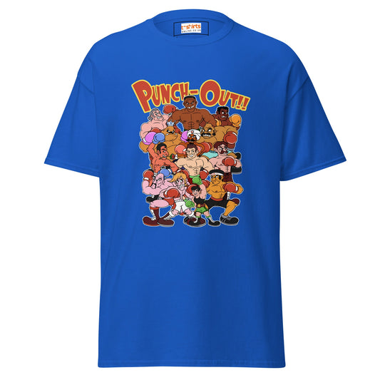 Punch - Out | Gaming T-Shirt - Royal - T-Shirts Online