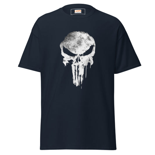 Punisher Skull | Movie T-Shirt - Navy - T-Shirts Online