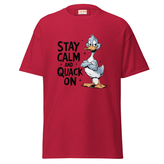 Quack On | Gaming T-Shirt - Cardinal - T-Shirts Online