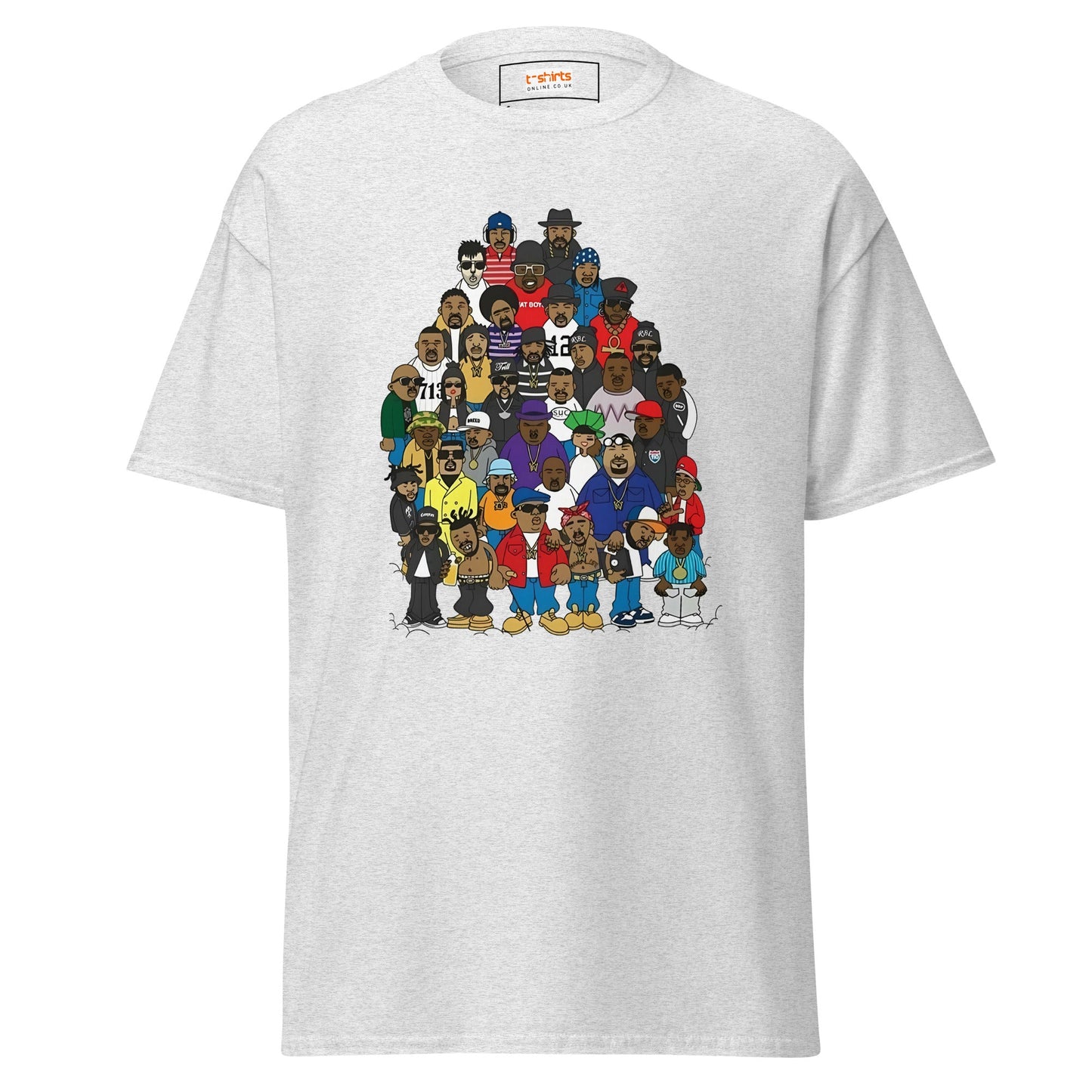 Rap Legends | Hip Hop T-Shirt - Ash - T-Shirts Online