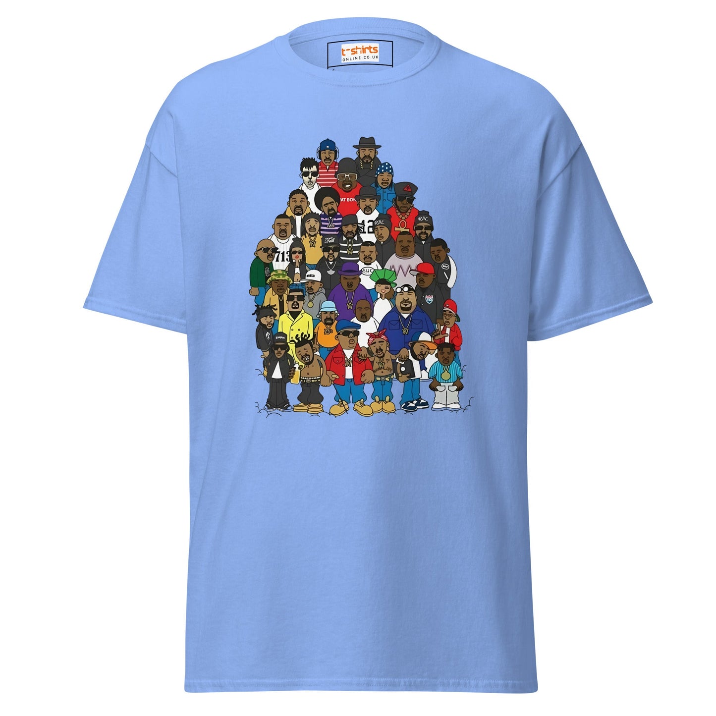 Rap Legends | Hip Hop T-Shirt - Carolina Blue - T-Shirts Online