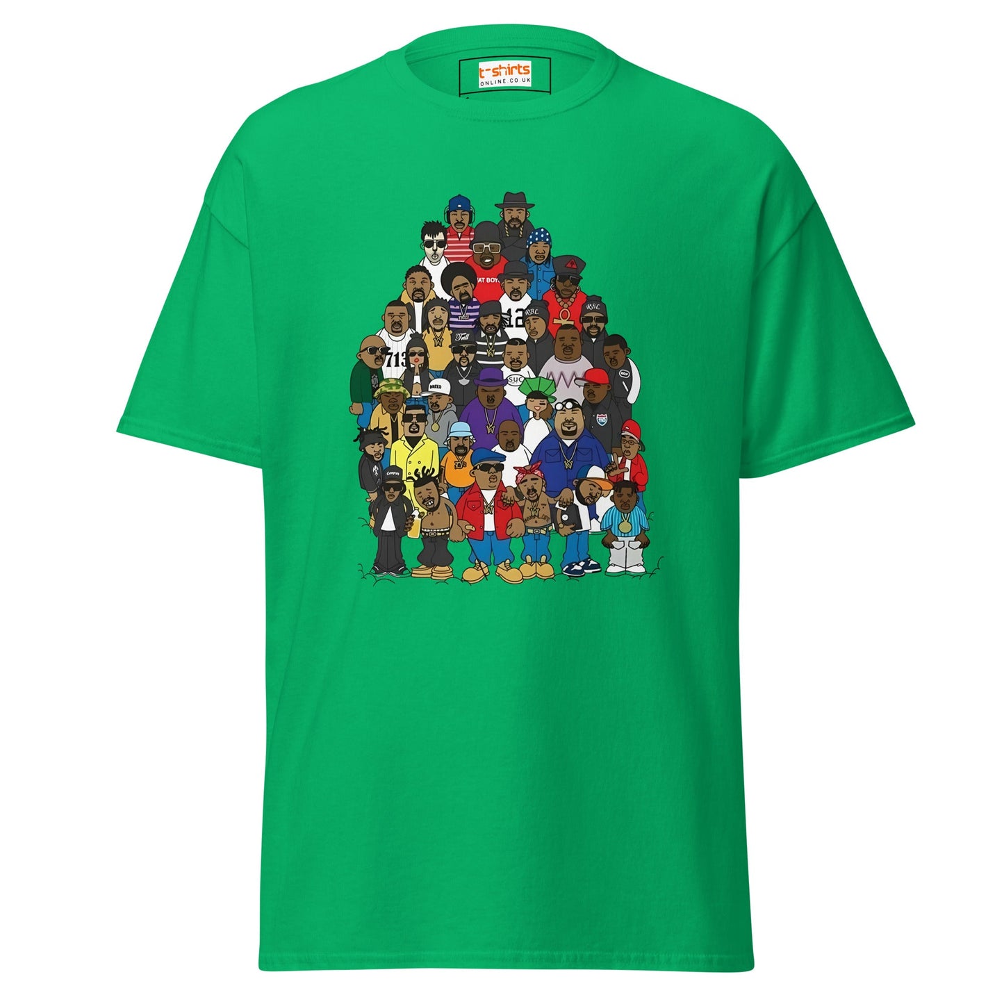 Rap Legends | Hip Hop T-Shirt - Irish Green - T-Shirts Online