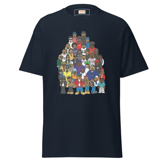 Rap Legends | Hip Hop T-Shirt - Navy - T-Shirts Online