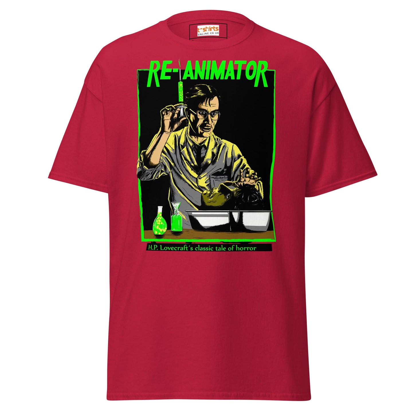 Re - Animator T-Shirt | Movie T-Shirt - Cardinal - T-Shirts Online
