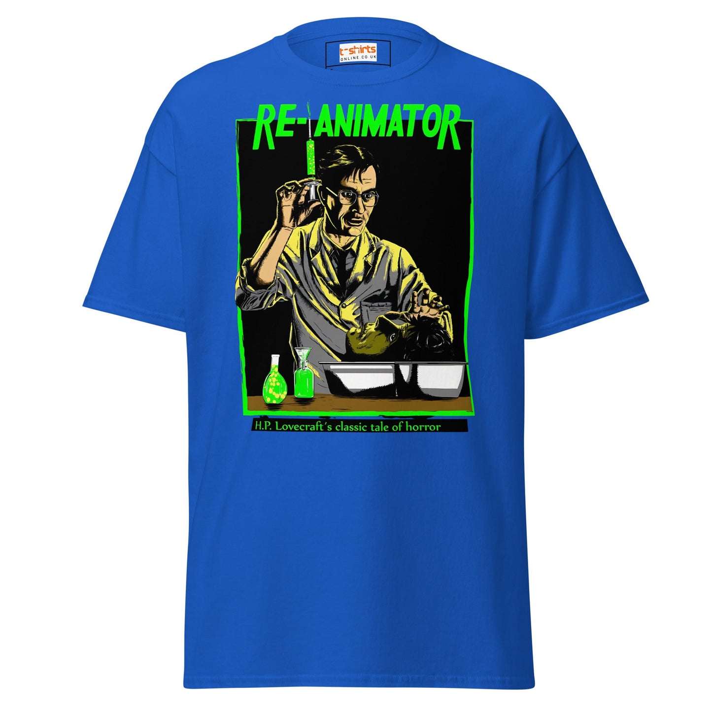 Re - Animator T-Shirt | Movie T-Shirt - Royal - T-Shirts Online