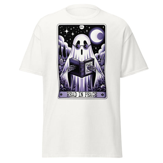'Read in Peace' Tarot | Tarot Card T-Shirt - White - T-Shirts Online