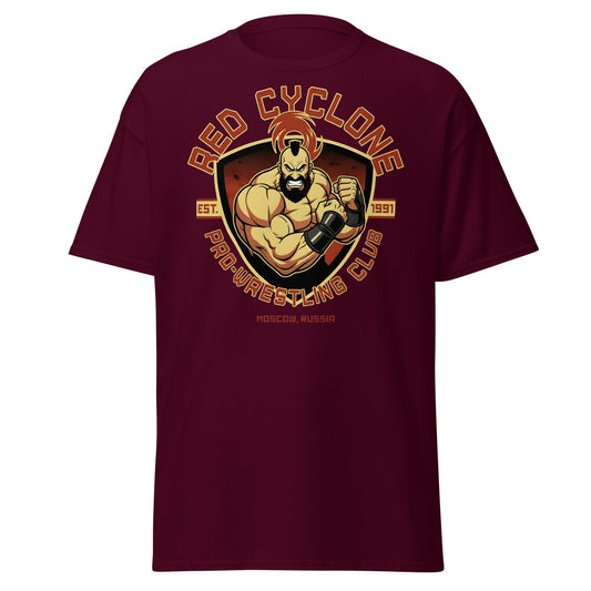 Red Cyclone Pro - Wrestling Club T-Shirt - Maroon - T-Shirts Online