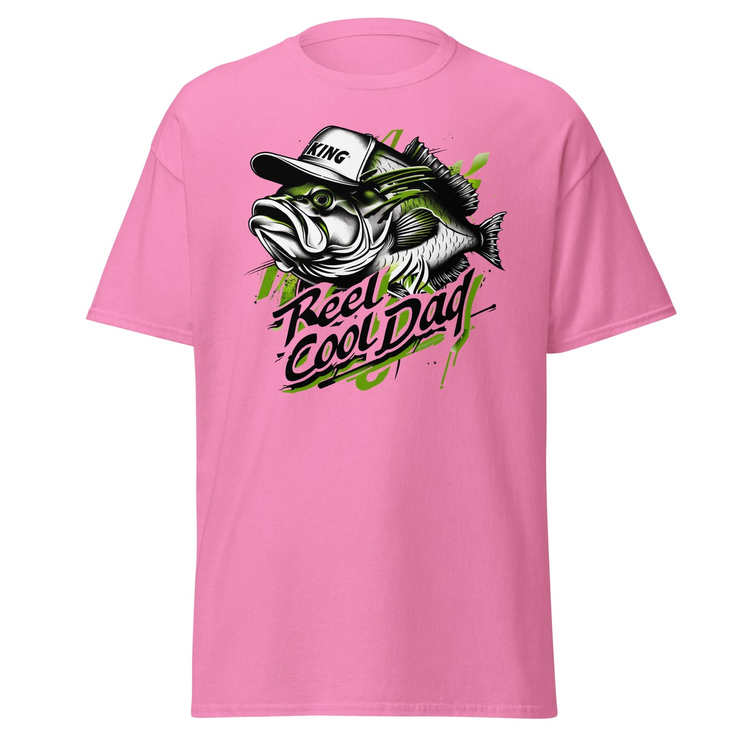 Reel Cool Dad | Fishing T-Shirt - Azalea - T-Shirts Online